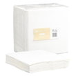 Quilted Dinner Napkins 1/4 Fold White, 400mm x 400mm, 2 Ply, Box of 8, 100Pack Napkins